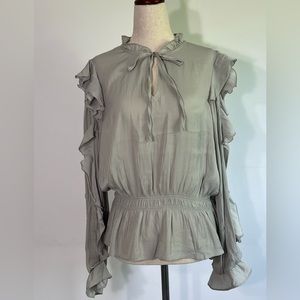Marc New York | Ruffled Blouse | Size M